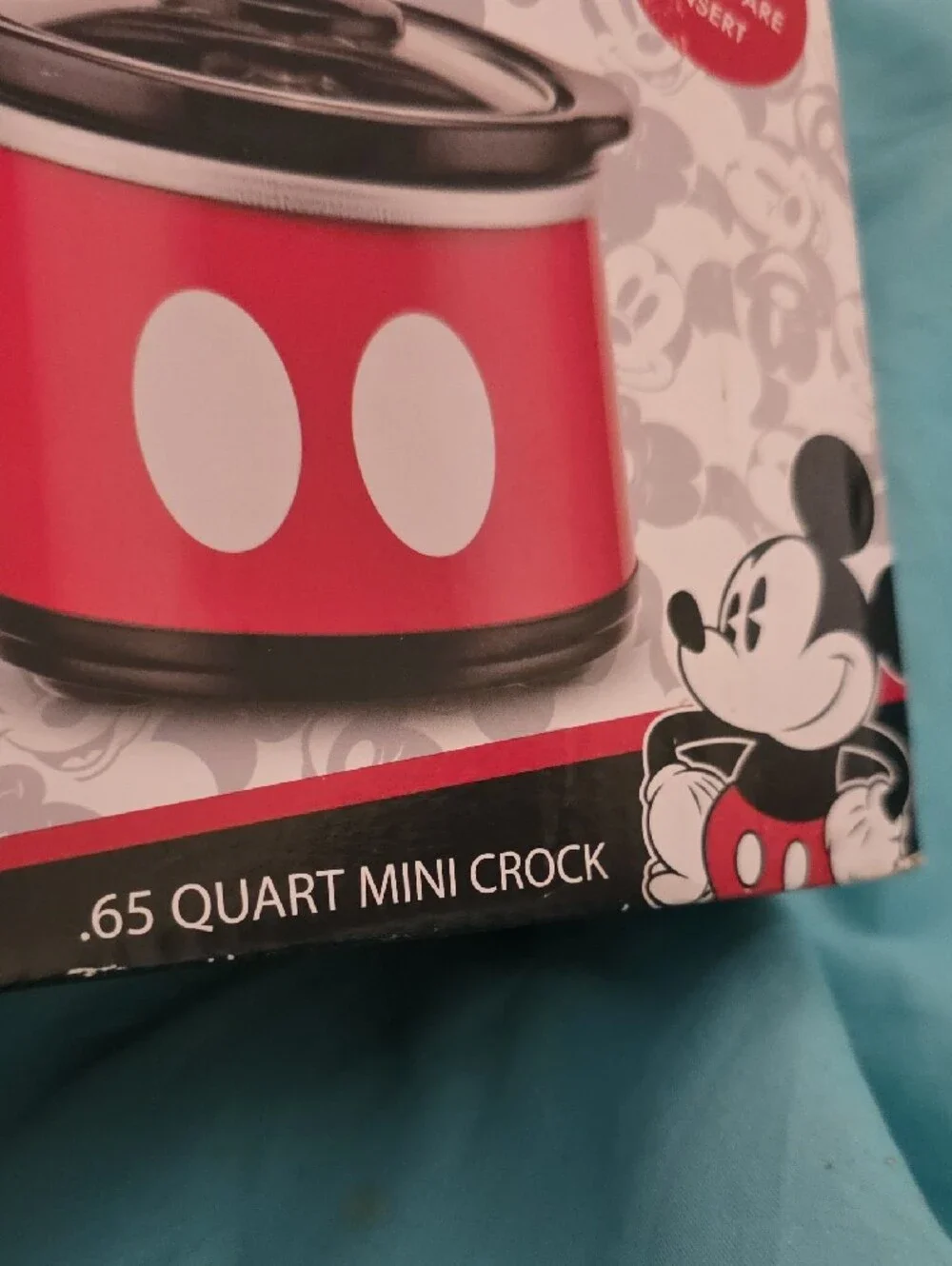 Mickey Mouse Mini Crock Pot Adorable NIB